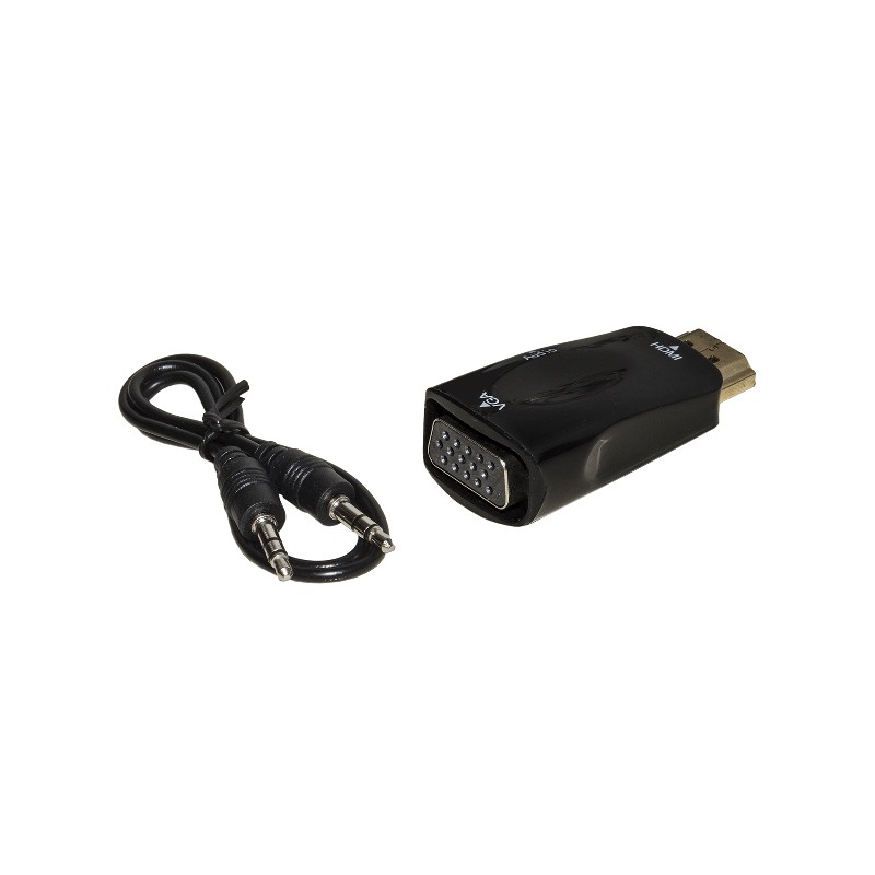 ADATTATORE HDMI /VGA CON AUDIO