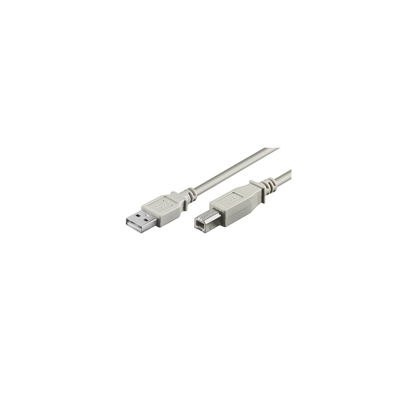 CAVO USB 2.0 TIPO A/B M/M 3 mt