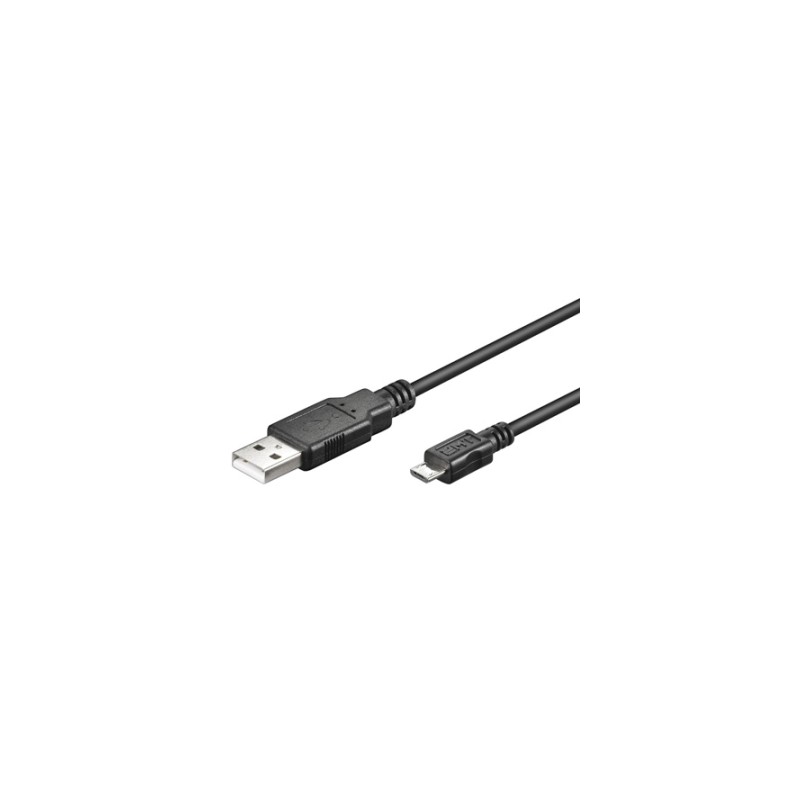 CAVO USB 2.0 TIPO AM/B Micro 0,5mt