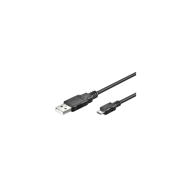 CAVO USB 2.0 TIPO AM/B Micro 1mt In Rame