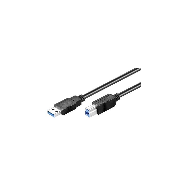 CAVO USB 3.0 TIPO A/B M/M 5mt NERO