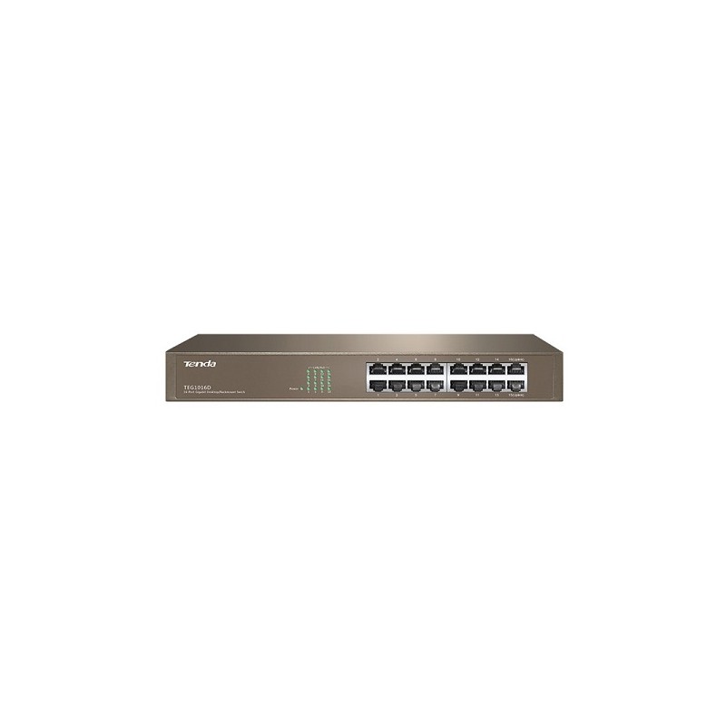 SWITCH TENDA 16 PORTE GIGABIT RACK