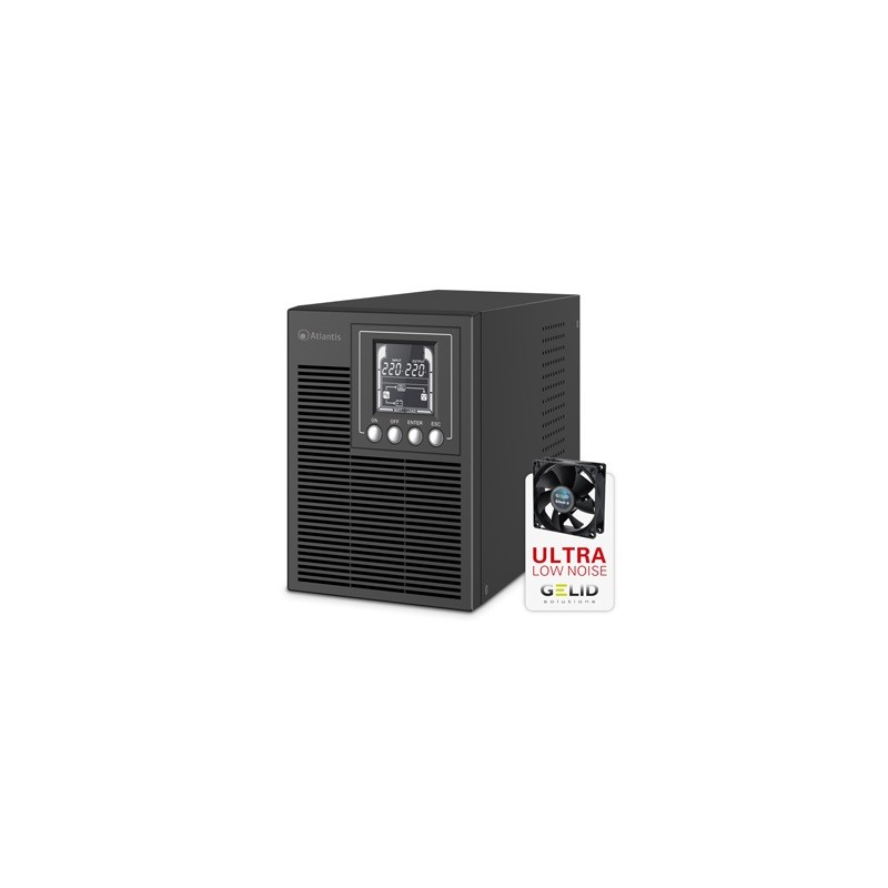 UPS ATLANTIS 1000VA (700W) ON LINE SILENT FAN