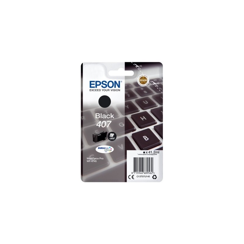 C. INK ORIG. EPSON 407 BK (C13T07U140)