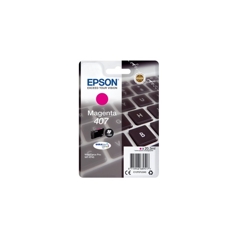 C. INK ORIG. EPSON 407 MA (C13T07U340)