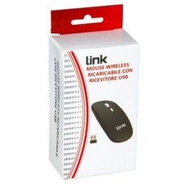 MOUSE W.LESS LINK 4T BATTERIA RICAR. INCLUSA